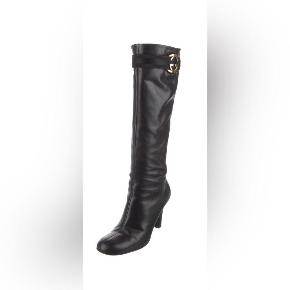 Gucci interlocking Leather Boots